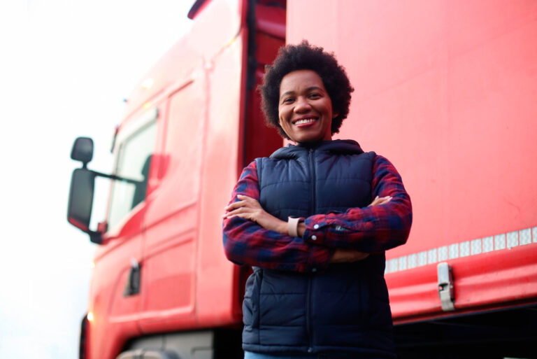 EV Woman Truck Owner